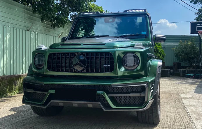 Paktechz Dry Carbon Fiber Front Bumper - Mercedes Benz G Class W464 G500 G550 G63