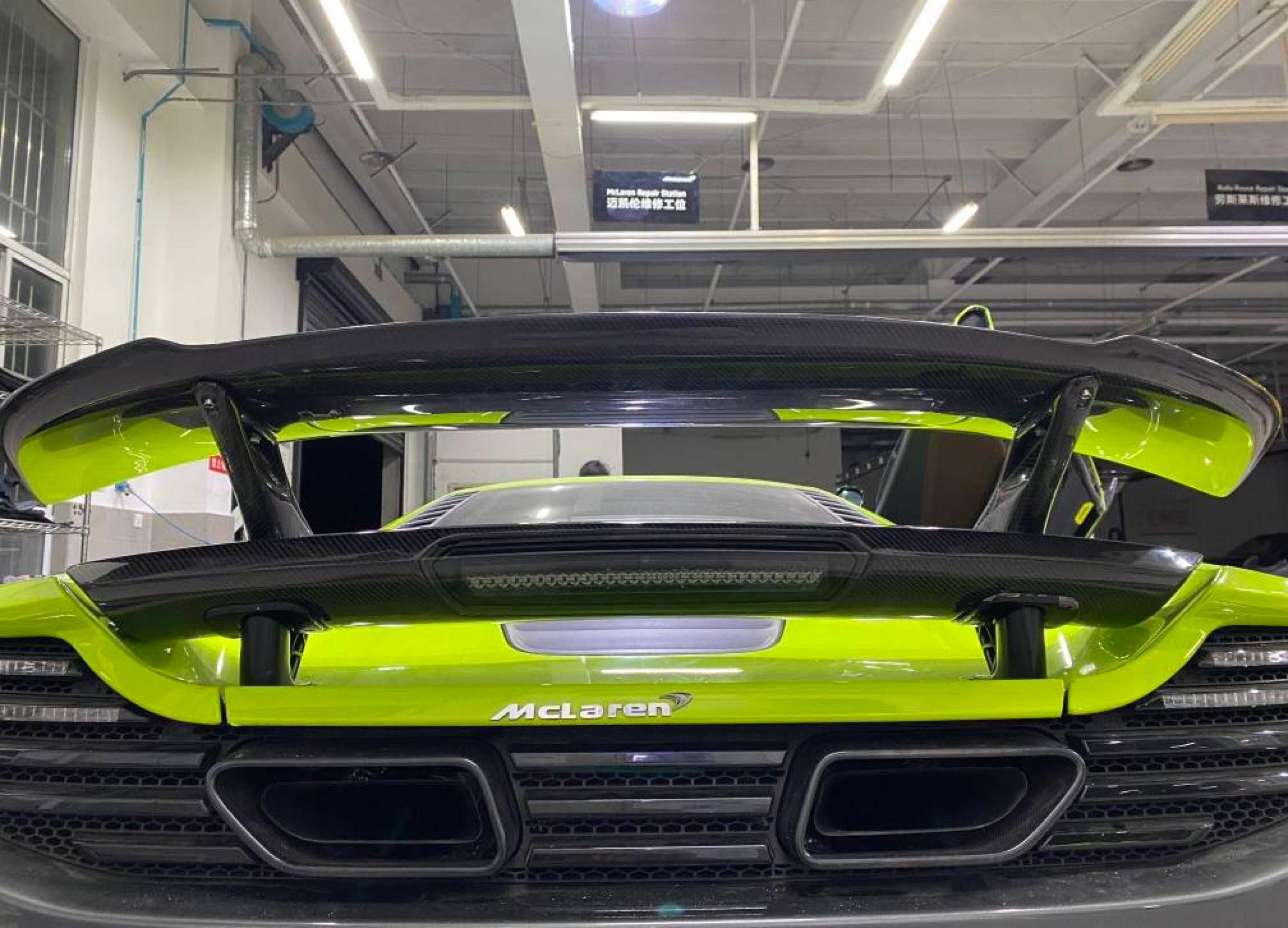 McLaren MP4-12c/650s Carbon Fiber Artisan Wing With Base Panel