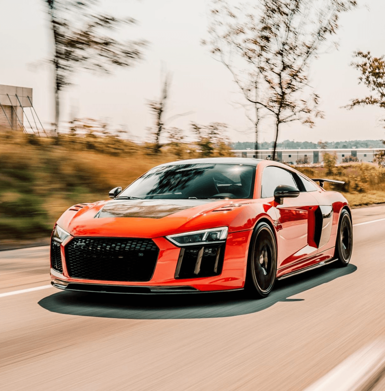 Audi R8 Carbon Fiber Artisan Front Lip