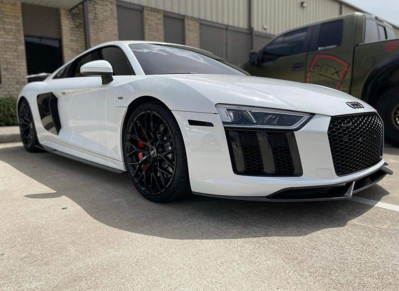 Audi R8 3Pc Artisan Carbon Fiber Front Lip