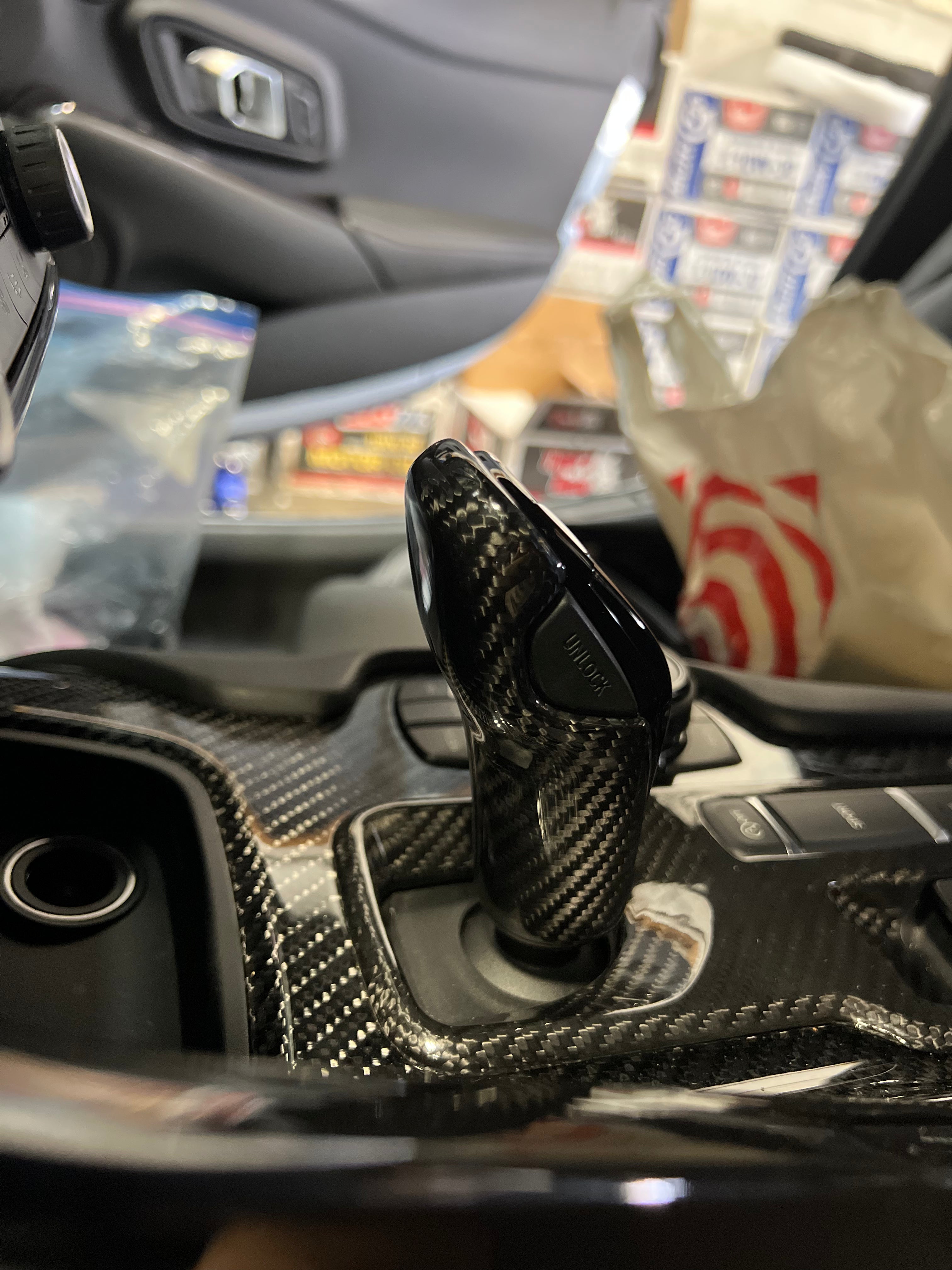 Toyota MK5 Supra Carbon Fiber Shifter Trim