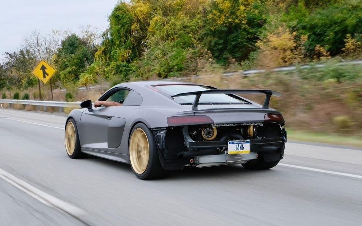 Audi R8 Artisan Carbon Fiber Wing