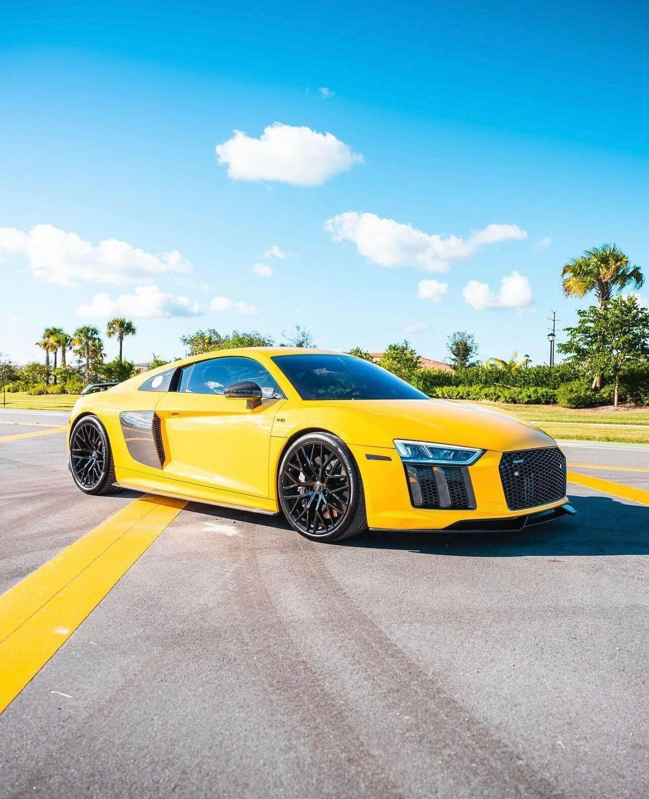 Audi R8 3Pc Artisan Carbon Fiber Front Lip