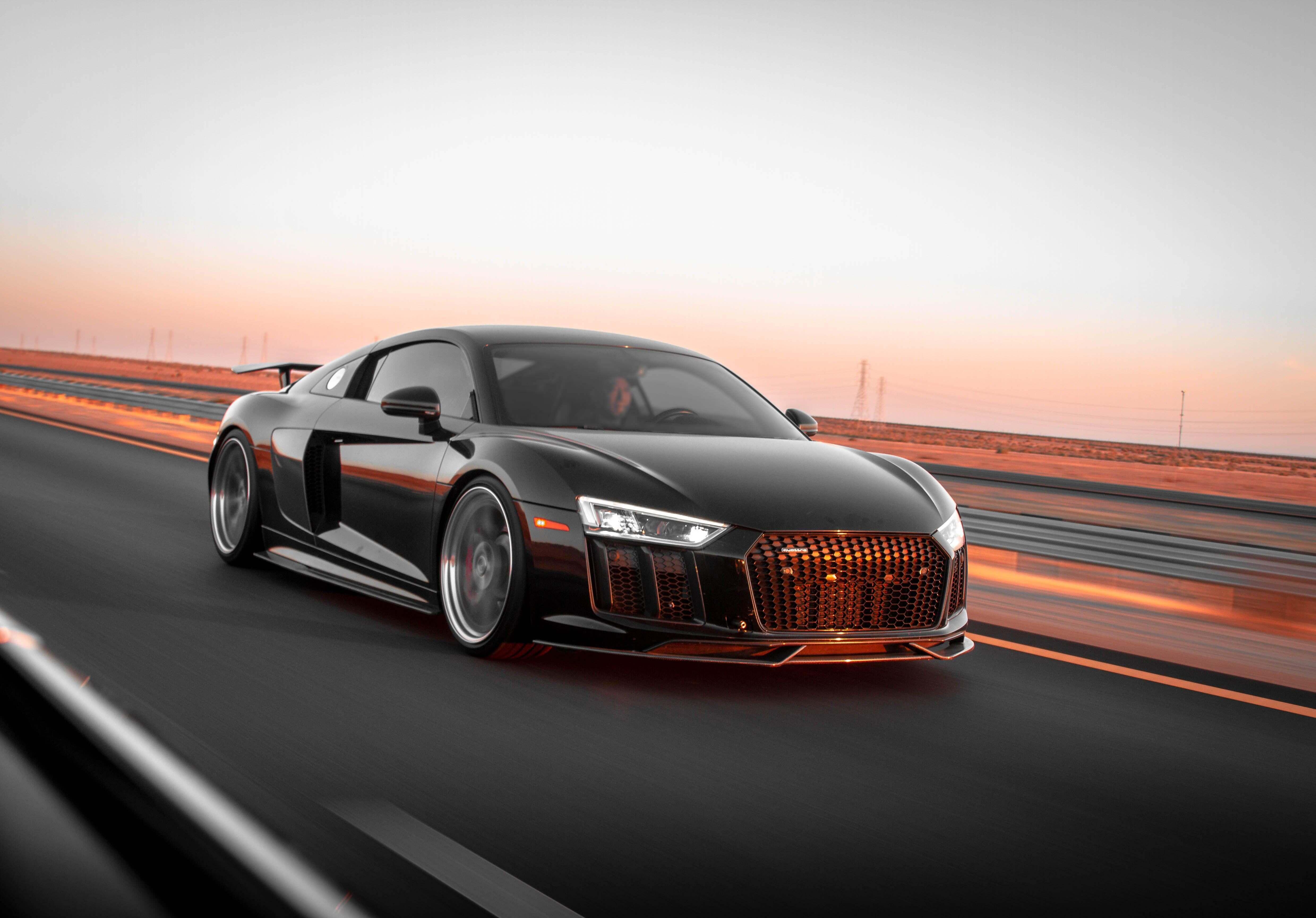 Audi R8 3Pc Artisan Carbon Fiber Front Lip