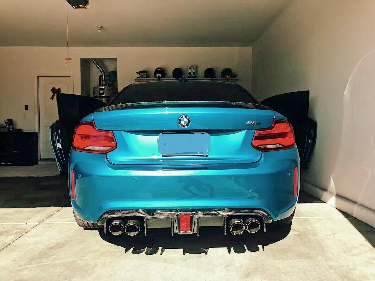 BMW M2 Carbon Fiber Aggressive Brake Light Diffuser