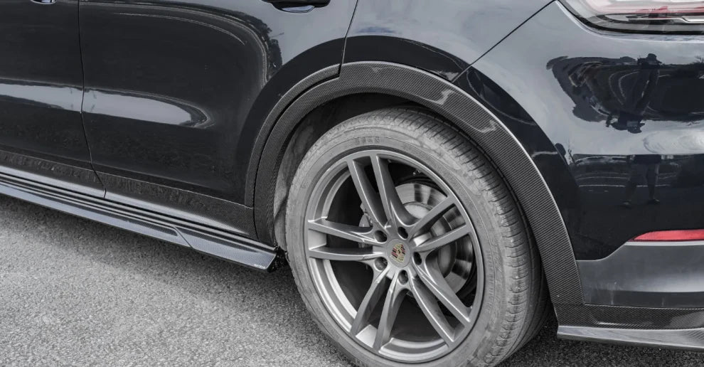 Paktechz Prepreg Carbon Fiber Side Skirt - Porsche Cayenne Coupe Turbo 9YA 9Y0 9Y3