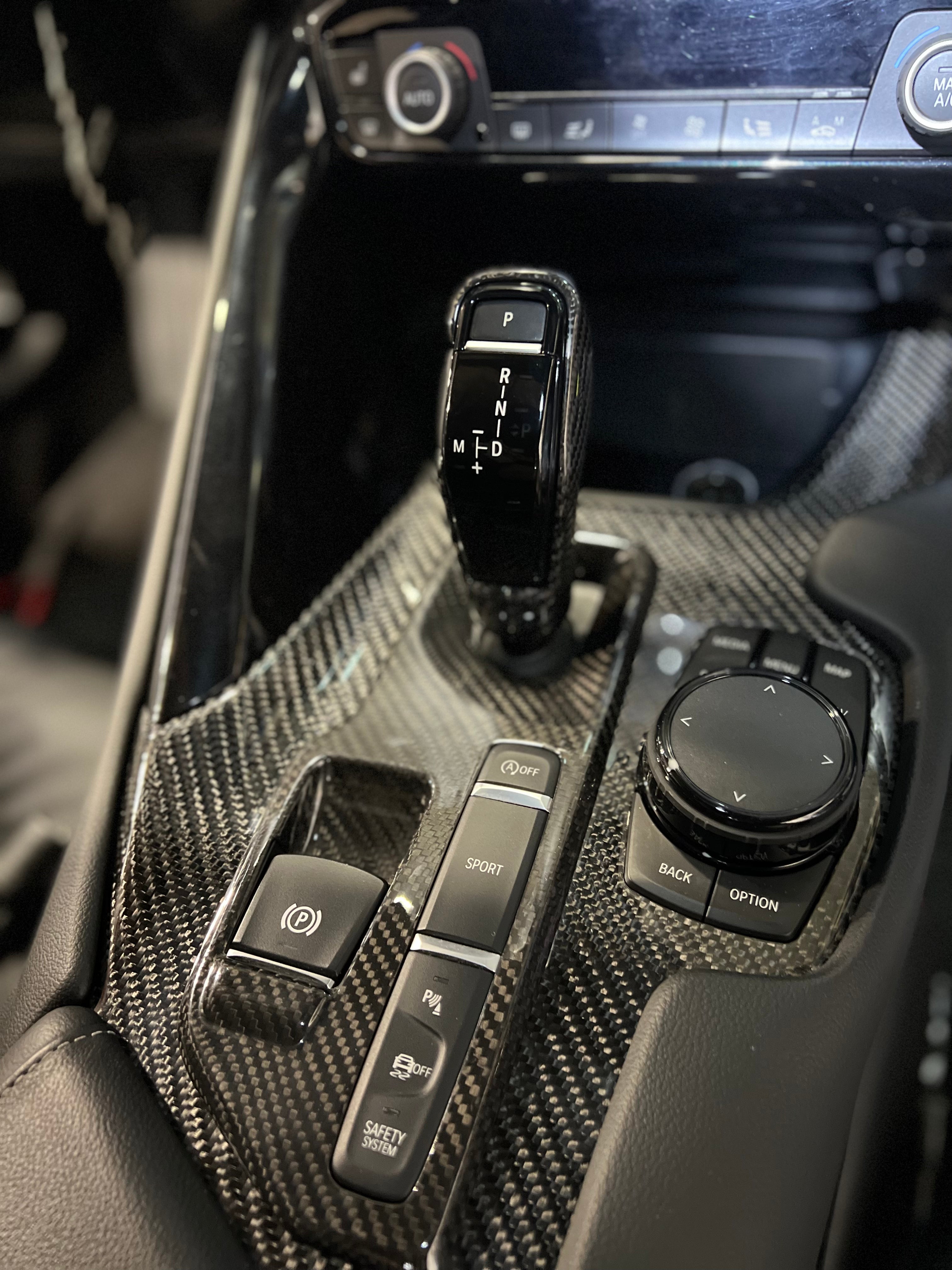 Toyota Supra MK5 Carbon Fiber Center Console Trim