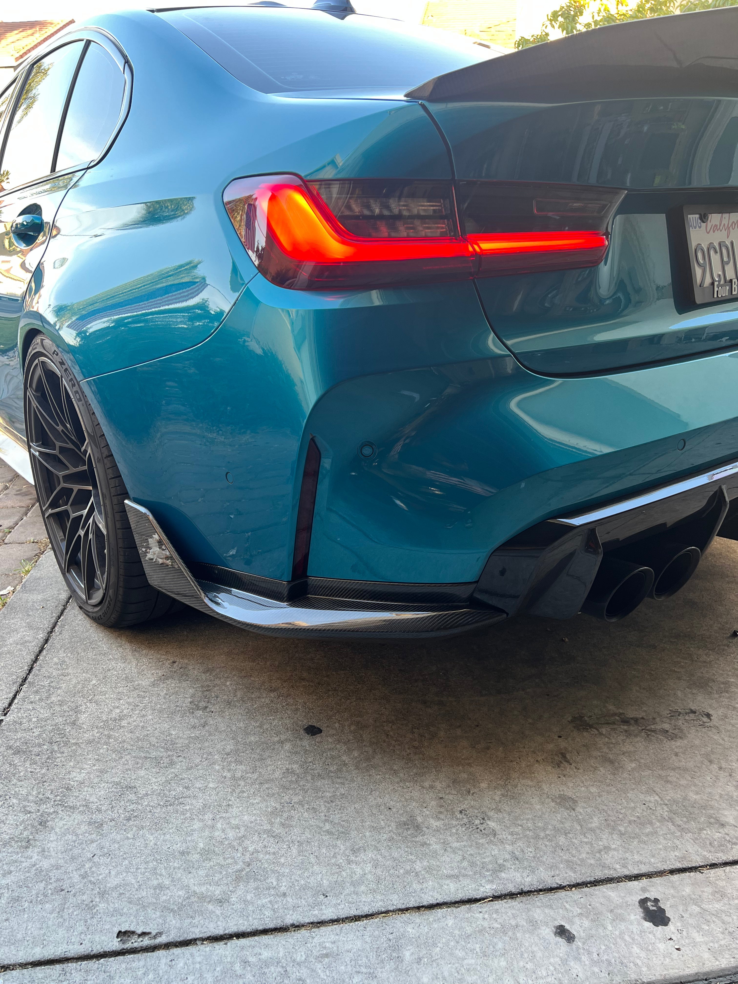 BMW G80 M3/G82/G83 M4 Carbon Fiber Rear Canard