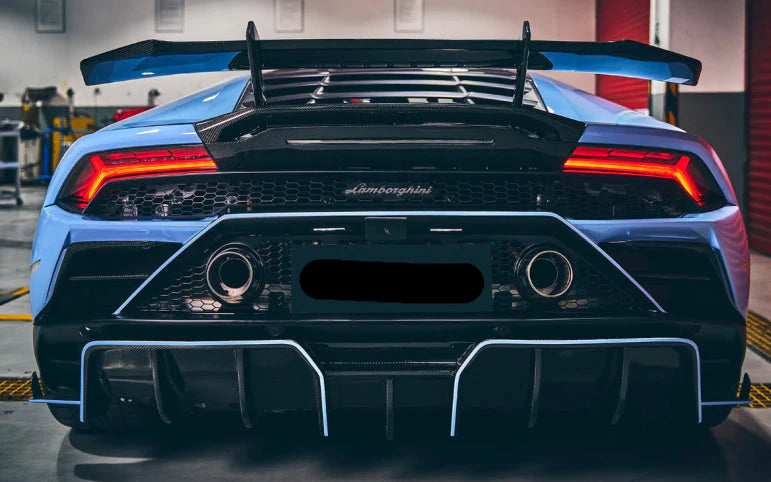 Paktechz Dry Carbon Fiber Spoiler Wing - Lamborghini Huracan EVO / Sterrato