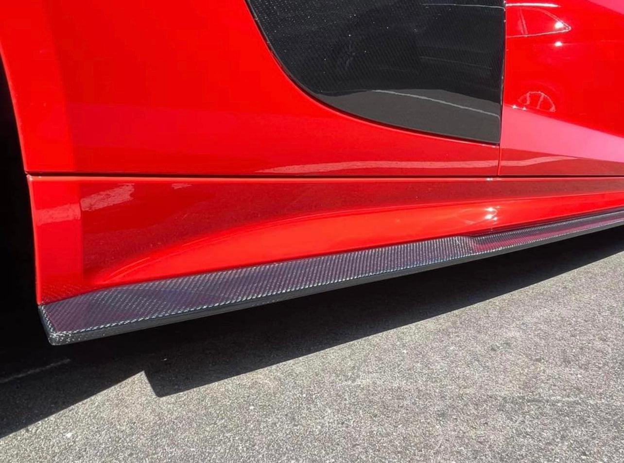 Audi R8 Artisan Carbon Fiber Side Skirts