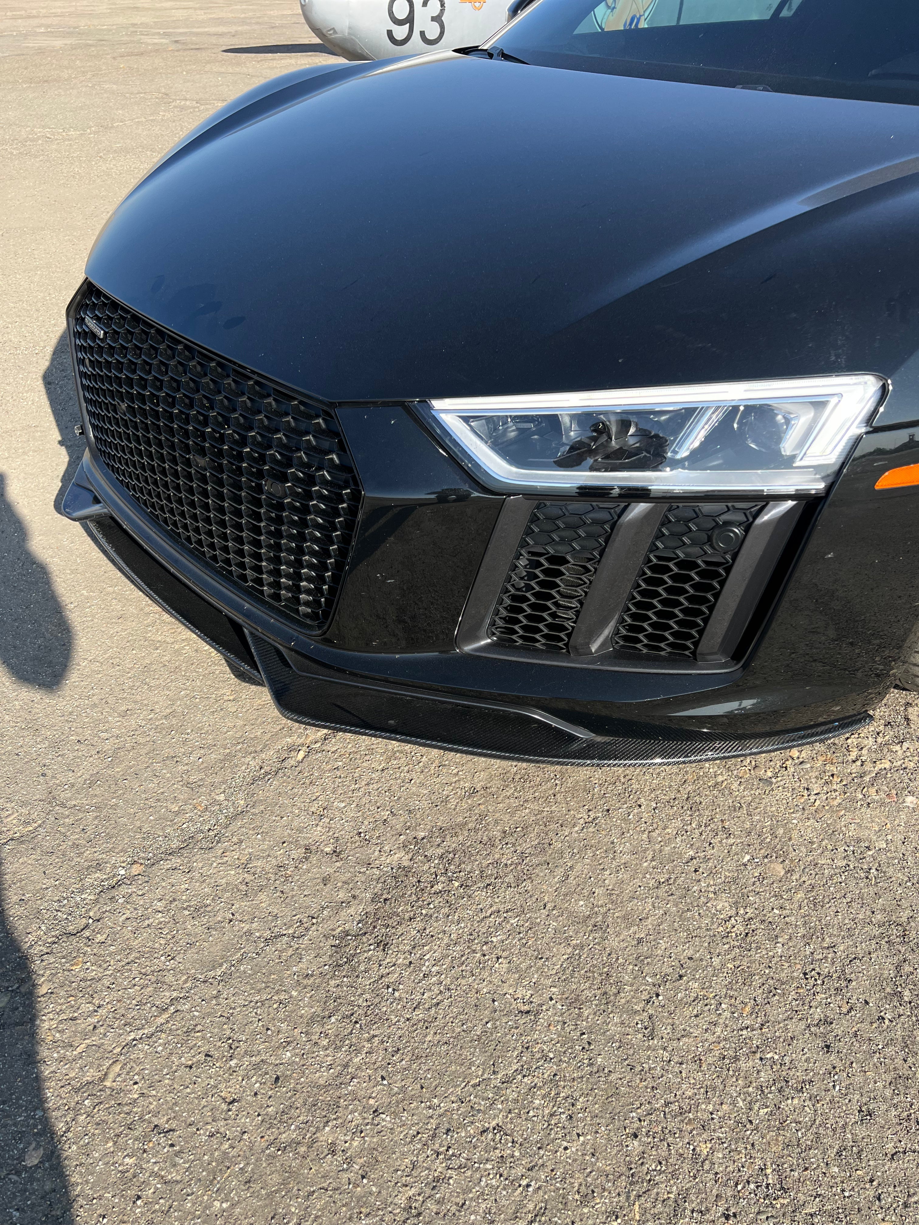 Audi R8 3Pc Artisan Carbon Fiber Front Lip