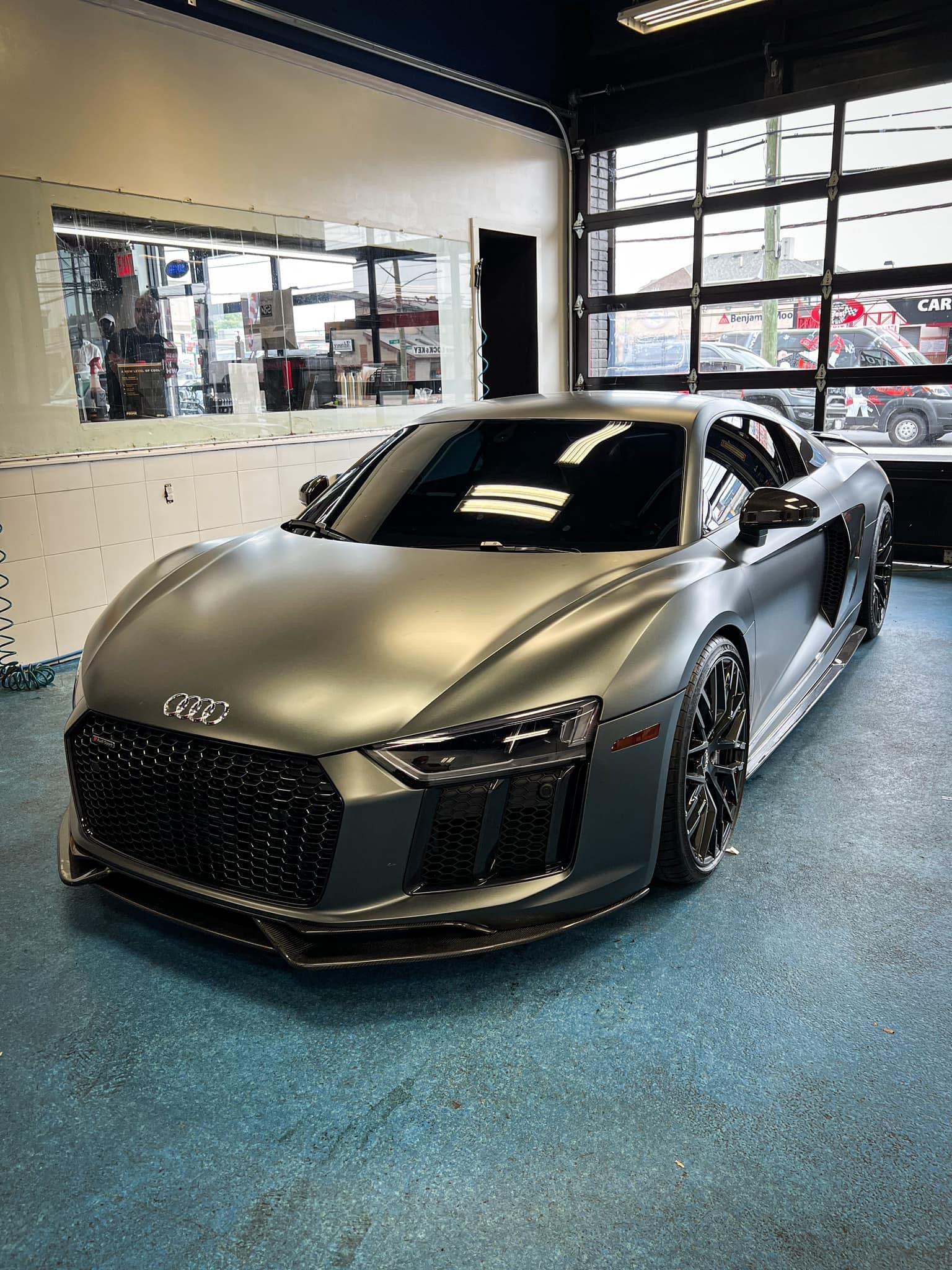 Audi R8 3Pc Artisan Carbon Fiber Front Lip