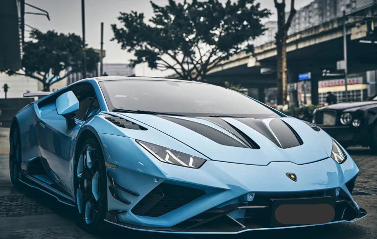 Paktechz Prepreg Carbon Fiber Front Lip - Lamborghini Huracan EVO RWD