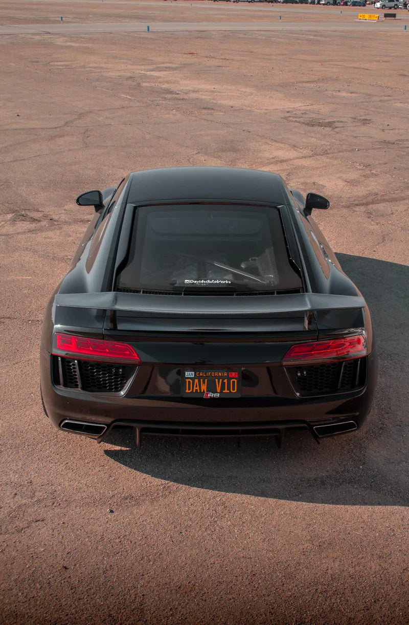 V Style Carbon Fiber Wing - Audi R8 V10 (Gen 2)