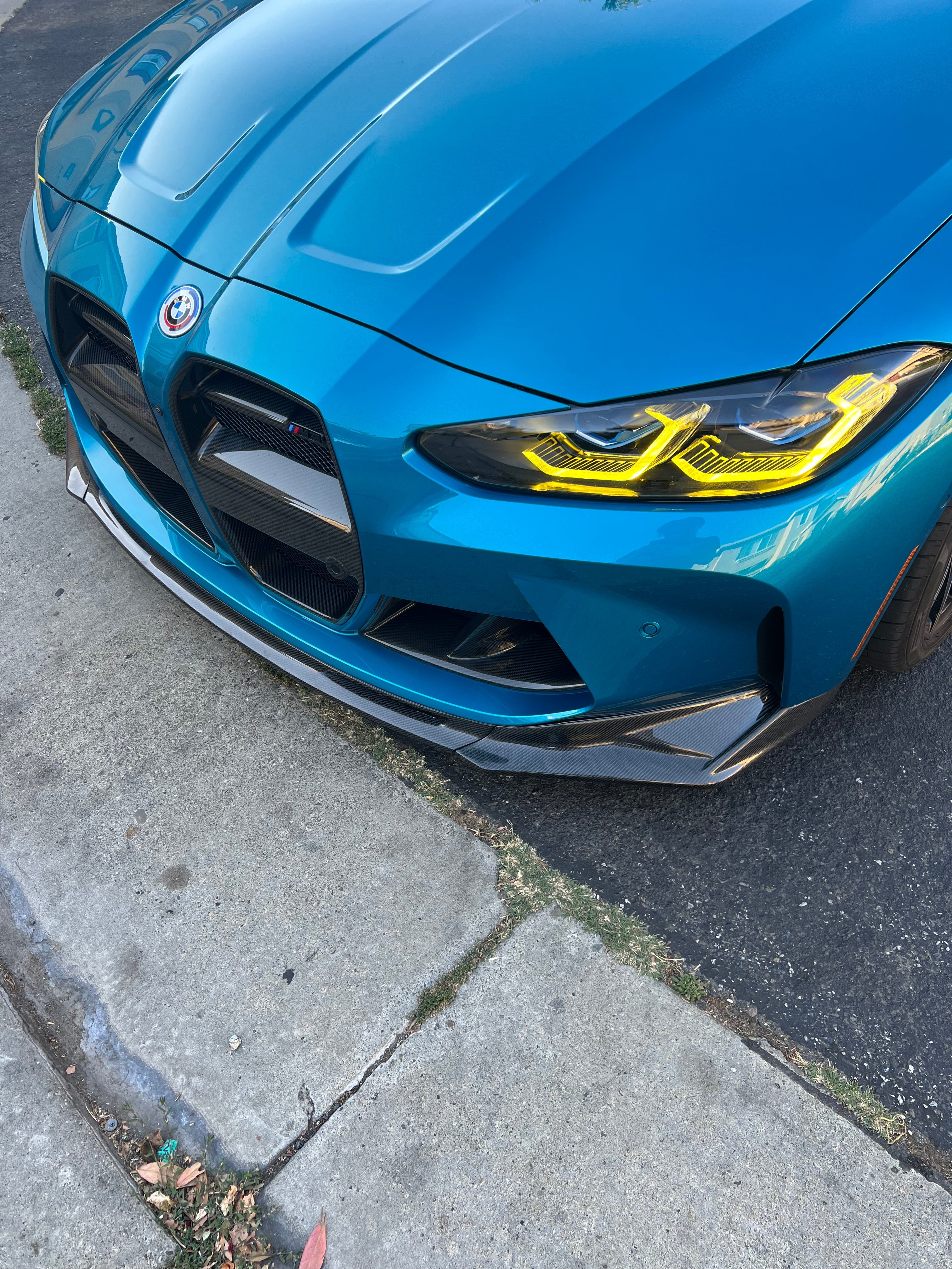 BMW G80 M3/G82/G83 M4 Carbon Fiber Artisan 3Pc Front Lip