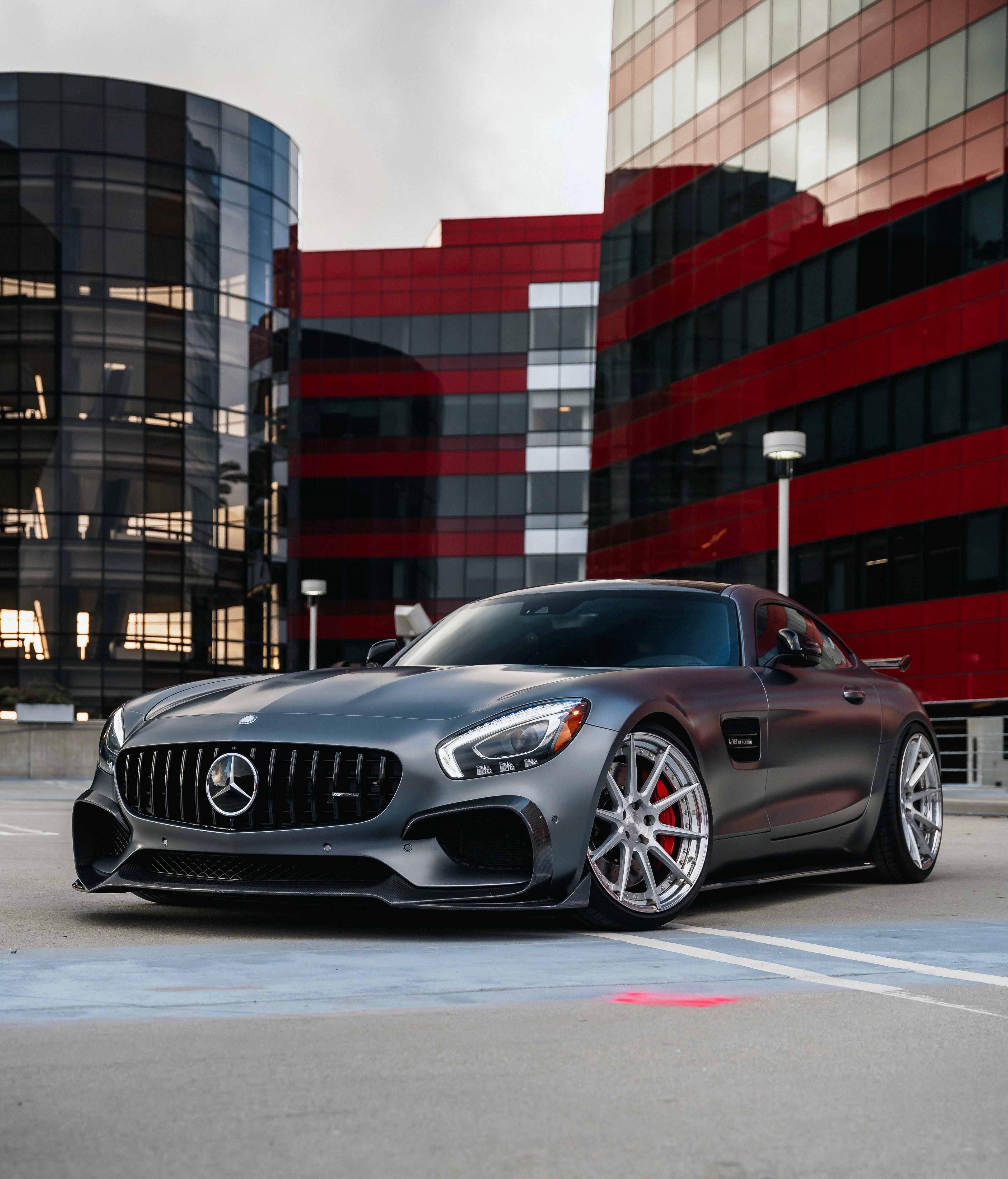 Mercedes AMG GT/GTS/GTC Black Front Grille GTR Style