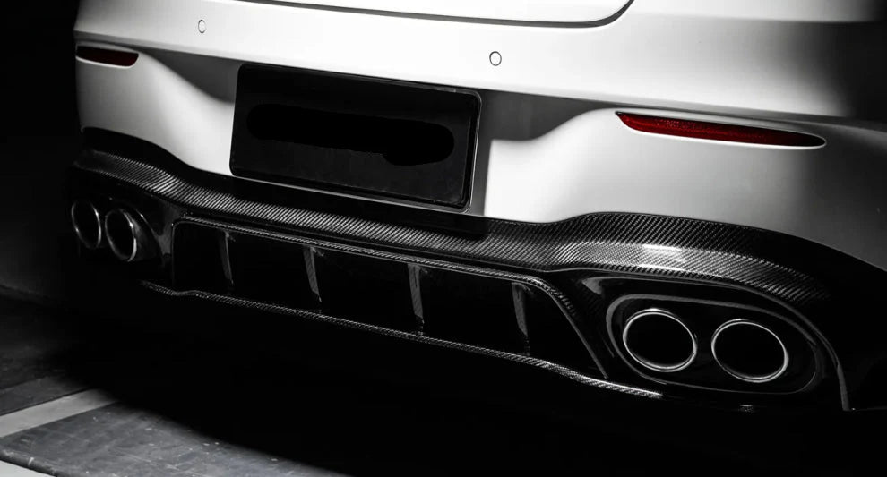 Paktechz Prepreg Dry Carbon Fiber Rear Diffuser - Mercedes Benz W118 C118 CLA Class AMG CLA35 CLA45S