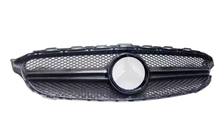 Carbon Fiber C63 Style Front Grille - 2015-2019 Mercedes Benz C-Class W205