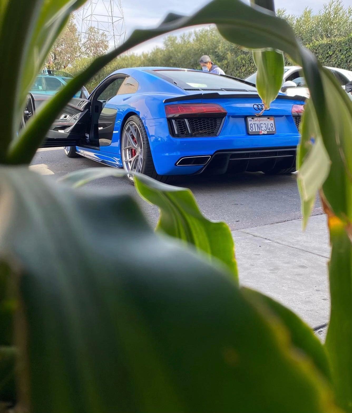 Audi R8 3pc Carbon Fiber Lip Spoiler 2017-2024