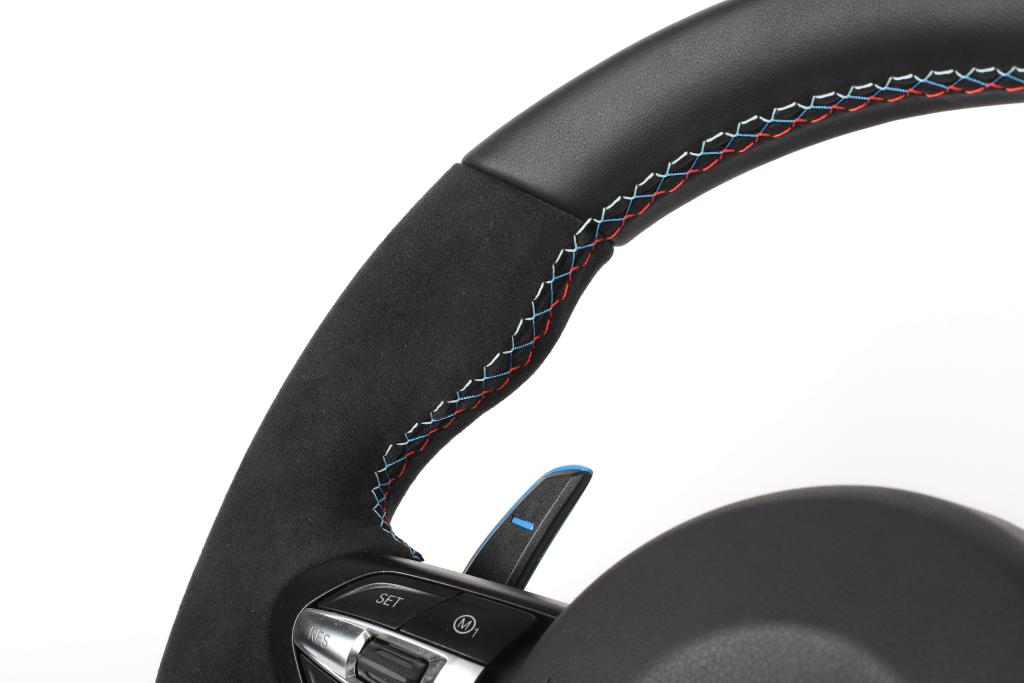 M Performance Carbon Fiber Steering Wheel w/ Red Trim- BMW F Chassis