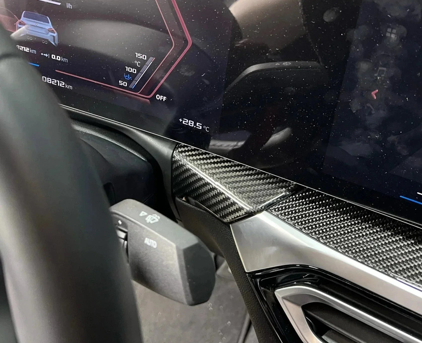 Carbon Fiber Dashboard Trim - BMW LCI 3 Series G20 G22 G23 LCI M3 M4 G80 G82 G83