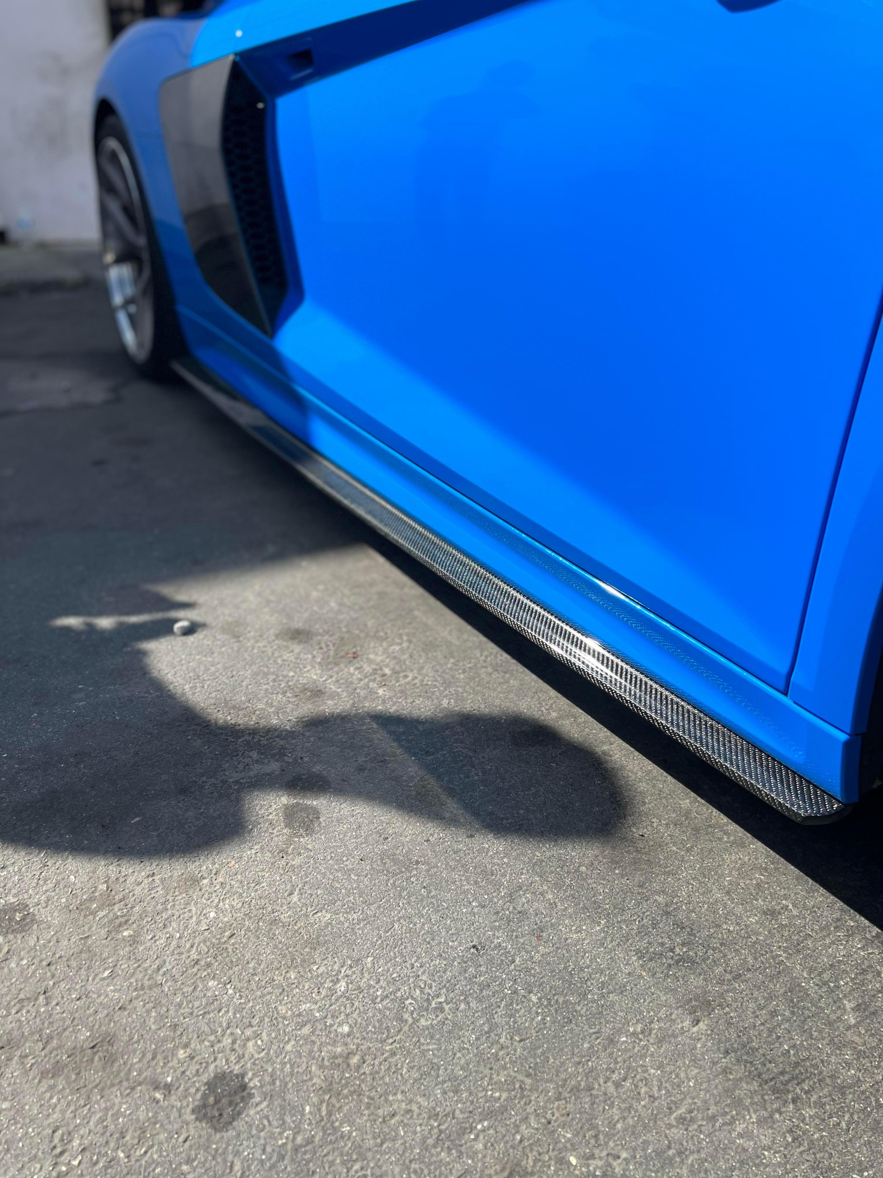 Audi R8 Artisan Carbon Fiber Side Skirts
