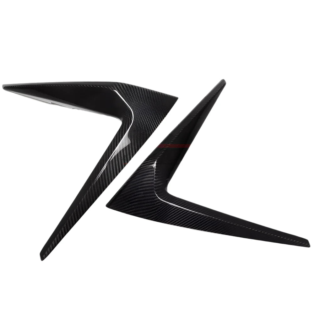 Carbon Fiber Fog Light Cover Lower Bumper Side Trim - Lexus IS 300 350 500 2021-2025