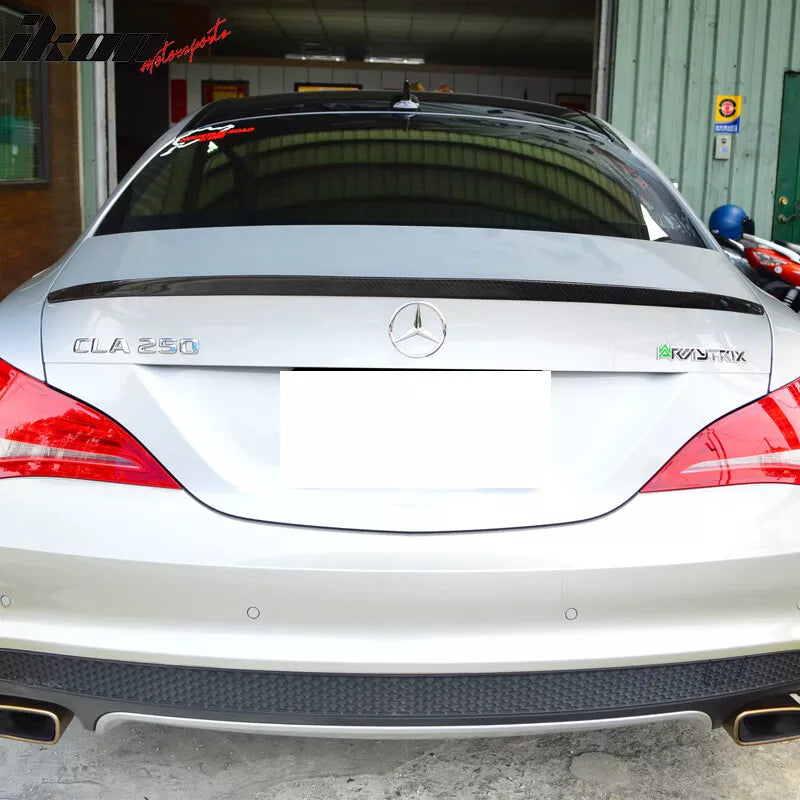 Carbon Fiber AMG Style Trunk Spoiler - 14-18 Mercedes Benz C117 W117 CLA Class