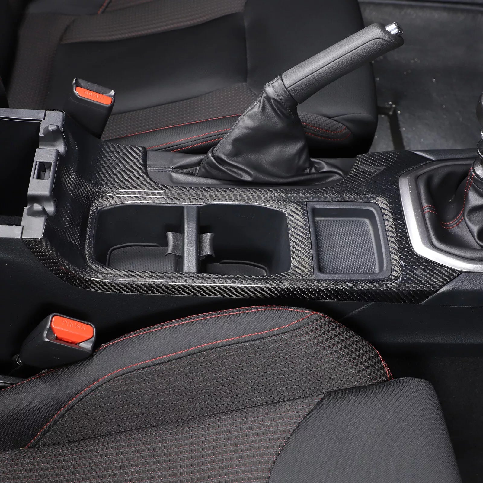 Carbon Fiber Console Gear Shift Panel - Subaru WRX STI VB S4 MT 2022 2024