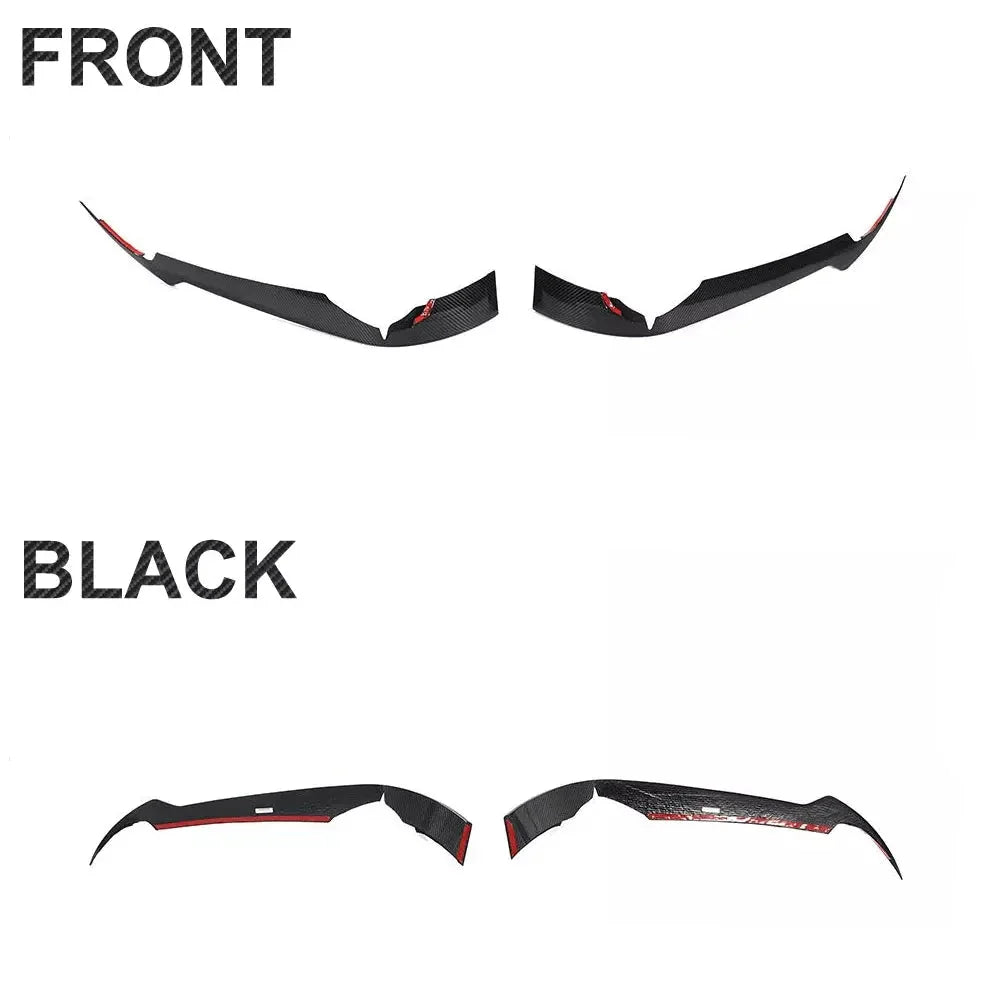 Front Bumper Splitters Fins - Chevrolet Corvette C8 Stingray 2020+