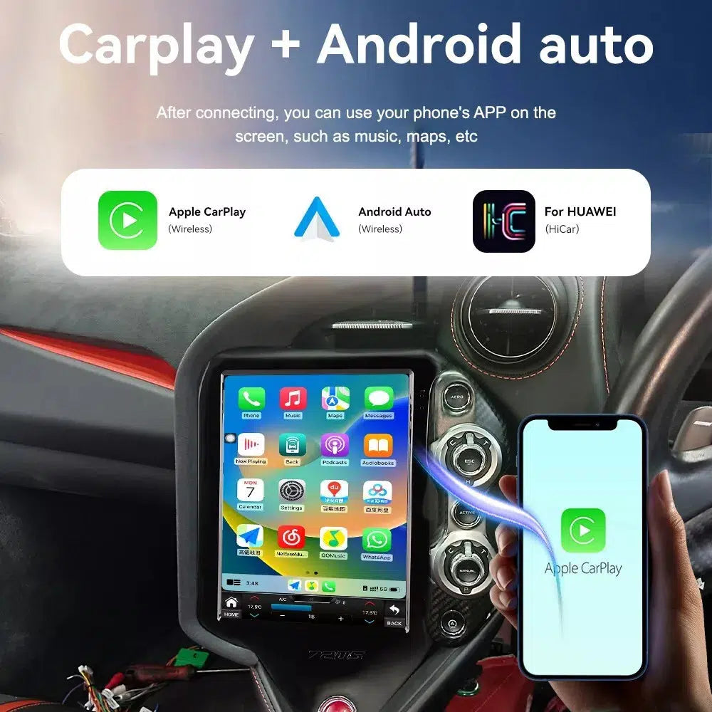 McLaren 720s Apple Car Play Unit Screen Upgrade