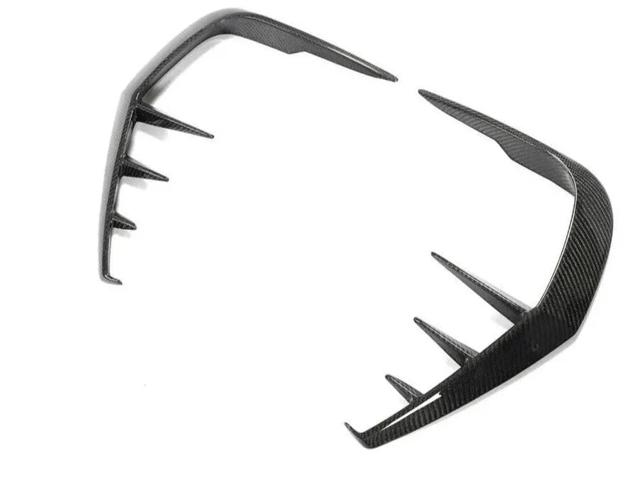 Carbon Rear Bumper Canard Fins C Blades - Infiniti Q60 Q60S 2016-22