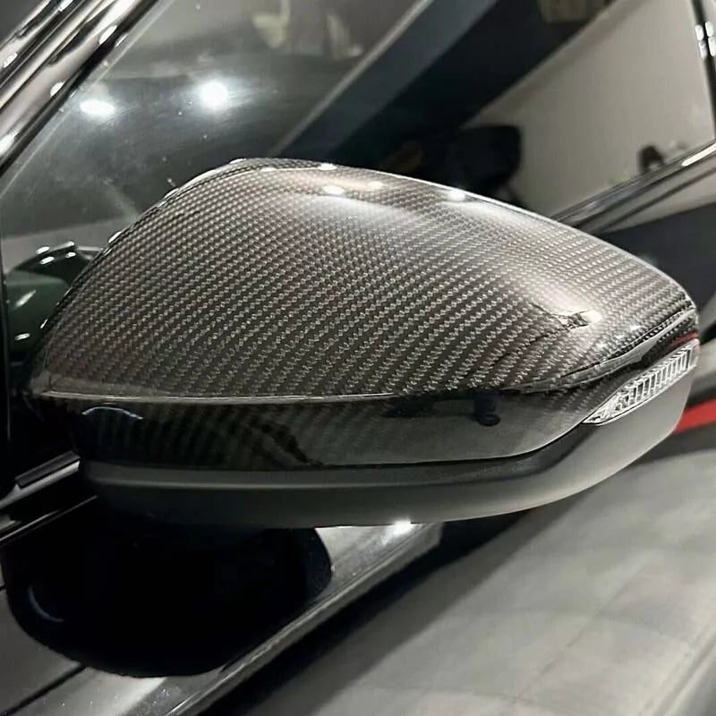 Carbon Fiber Side Mirror Caps Replacement - Audi A3/S3/ & RS3 8Y