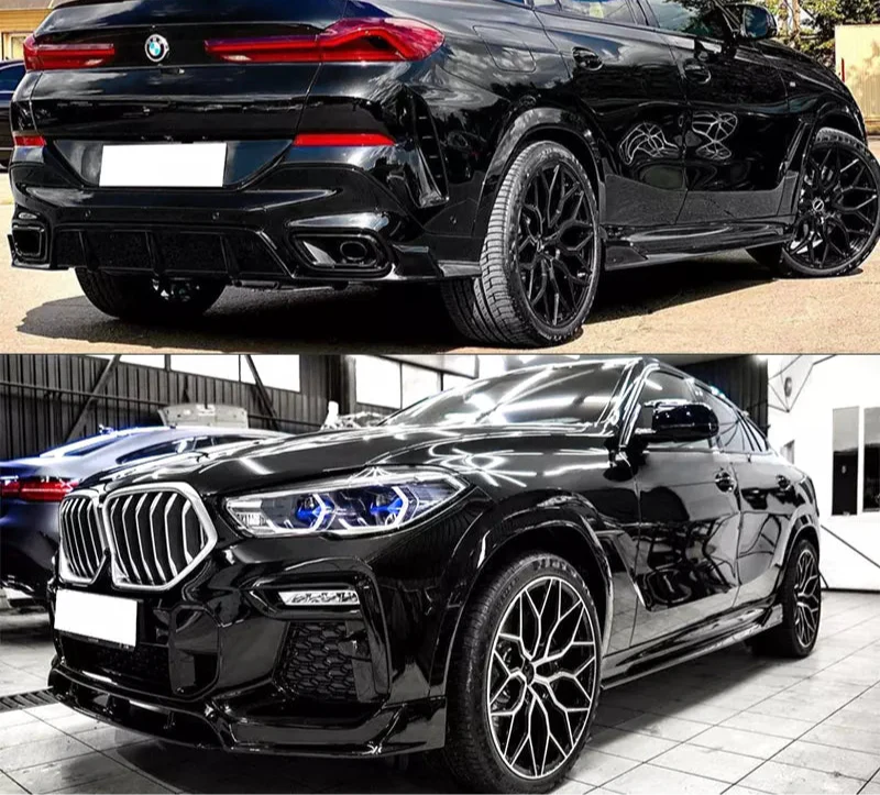 Gloss Black Side Skirts - 2020-2025 BMW G06 X6 M Sport