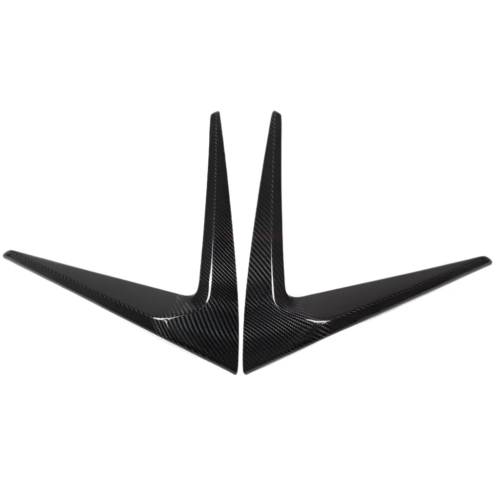 Carbon Fiber Fog Light Cover Lower Bumper Side Trim - Lexus IS 300 350 500 2021-2025