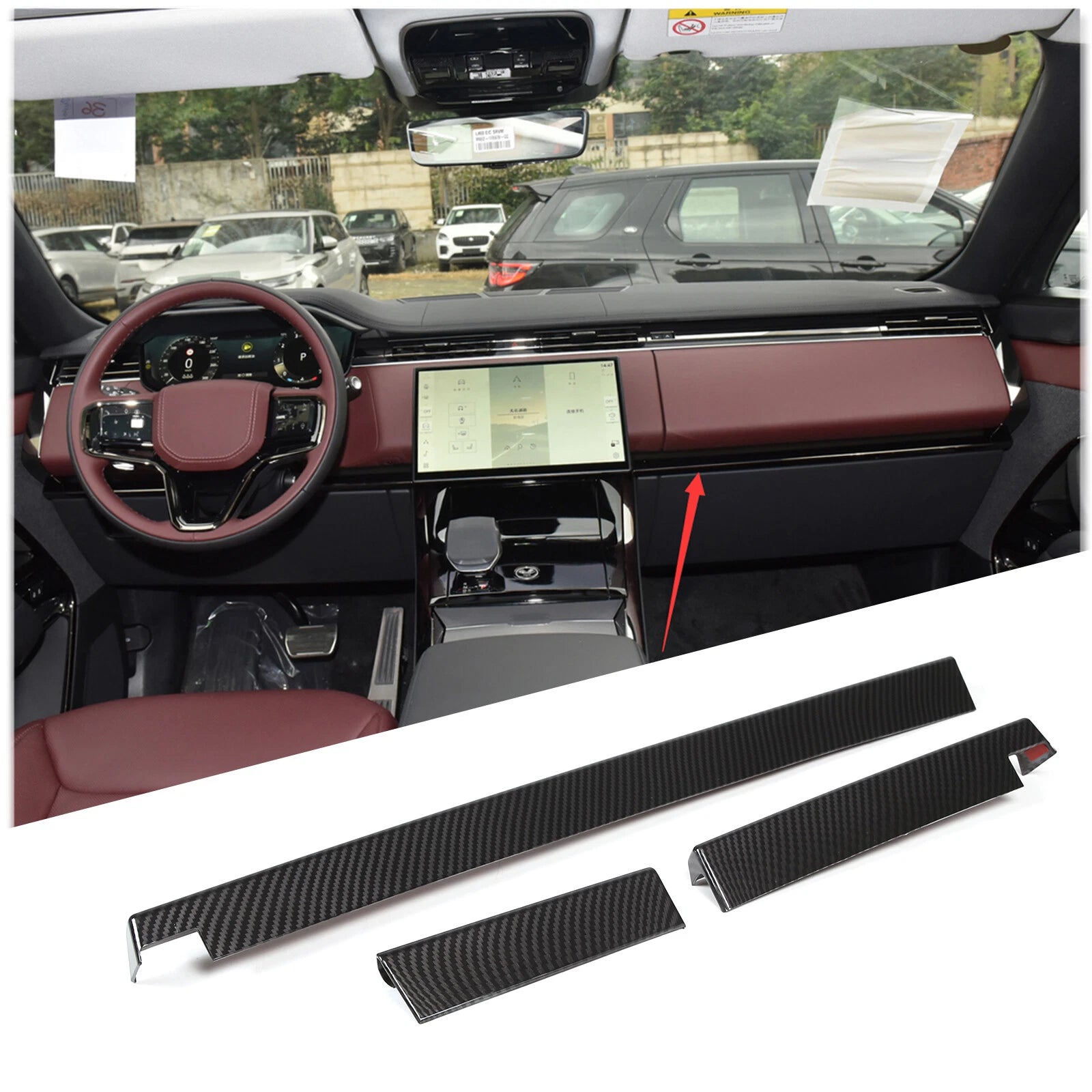 Range Rover Sport/Vogue 23+ Dry Carbon Fiber Car Interior kit