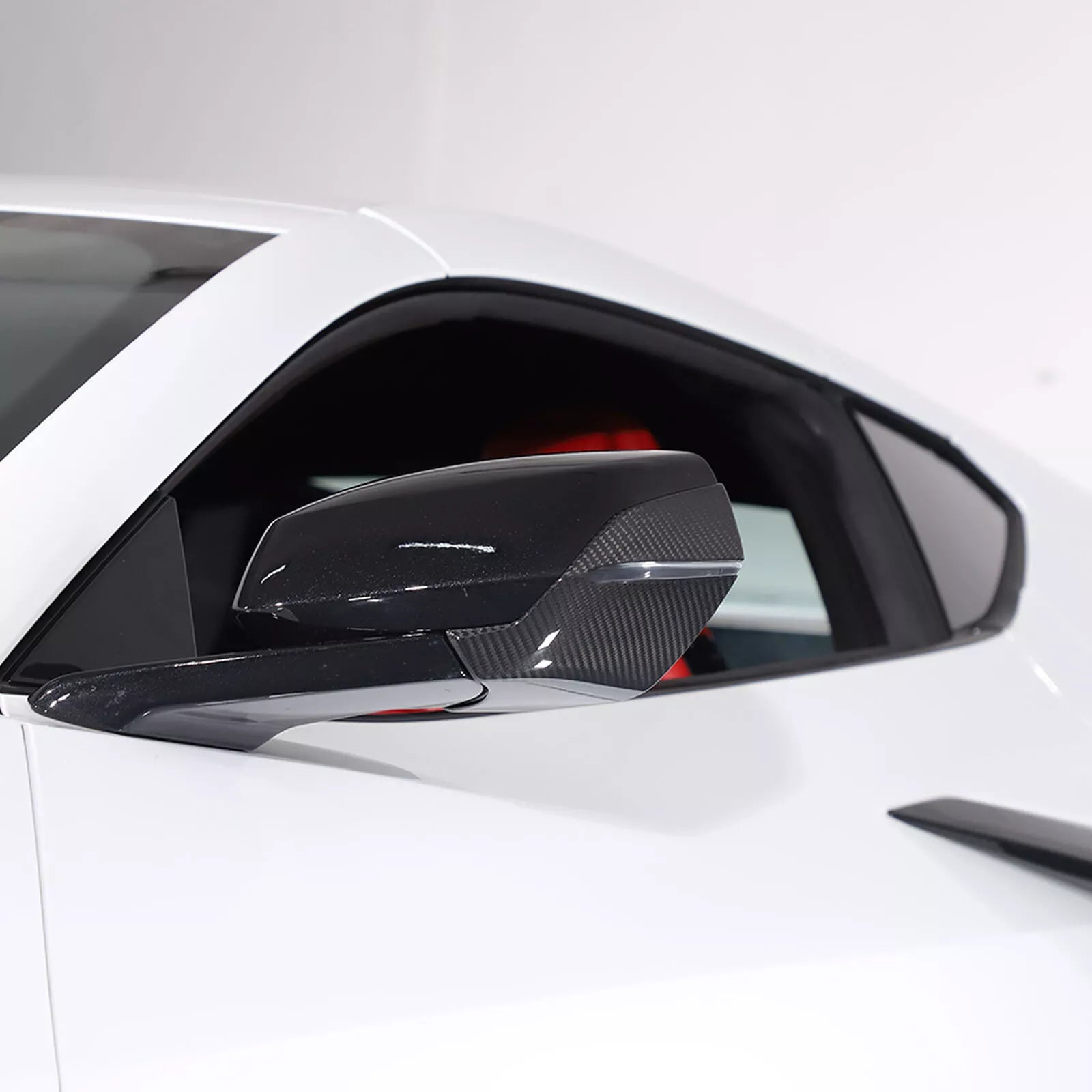 Carbon Fiber Side Lower Mirror Cover - Chevrolet Corvette C8 Stingray Z51 Z06