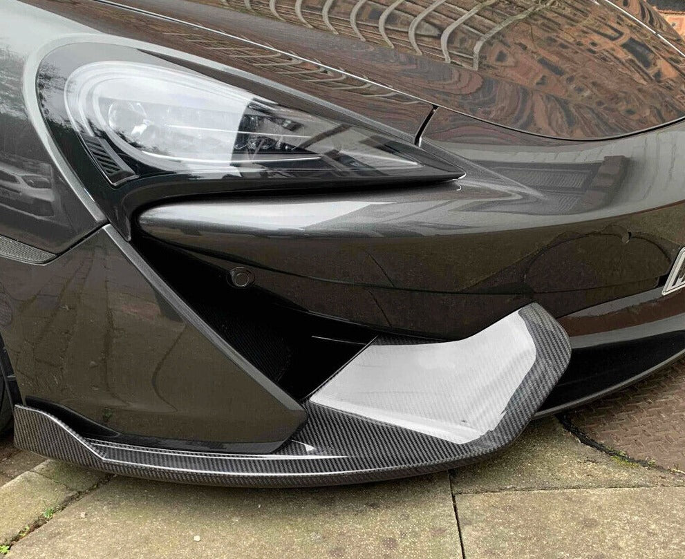 Dry Carbon Fiber Front Bumper Splitter - McLaren 570S GT