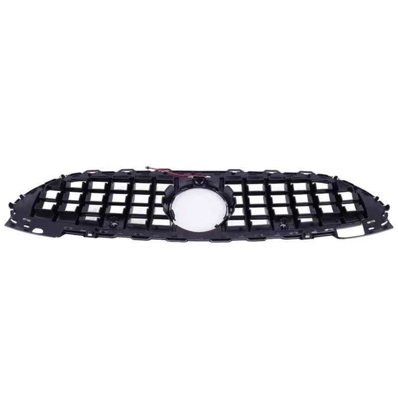 Gloss Black GTR Style w/LED Front Grille replacement - Mercedes Benz C-class W206 S206