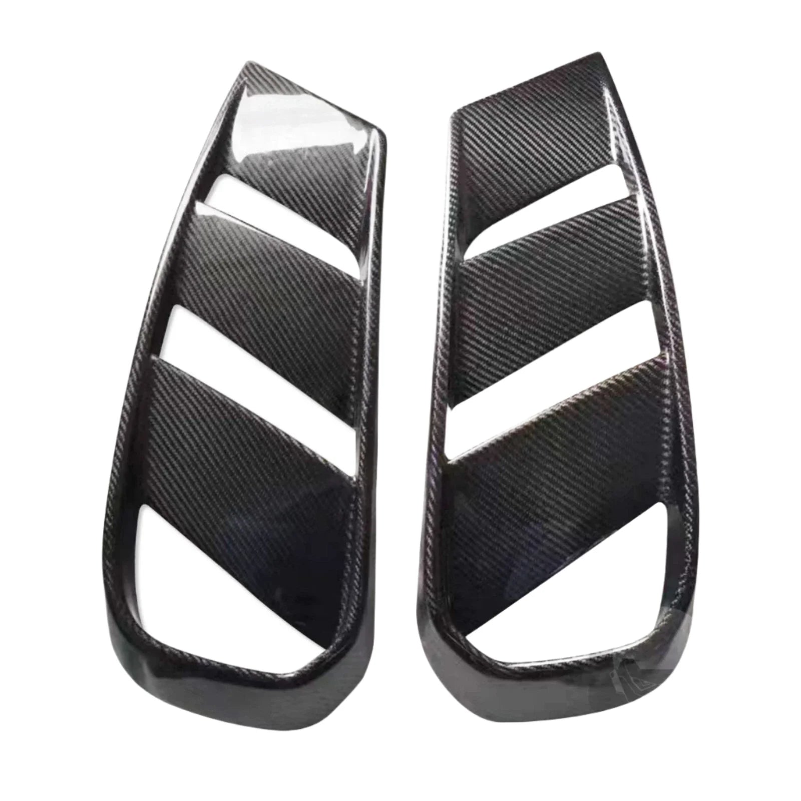 Carbon Fiber Front Bumper Fog Light Cover - Mercedes Benz GLA GLA45 AMG X156 14-19