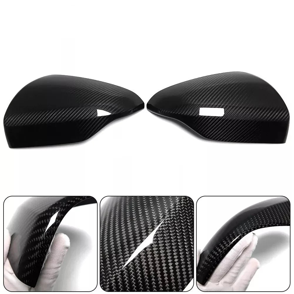 Carbon Side Rearview Mirror Cover Cap overlay - Subaru WRX VB 2022+