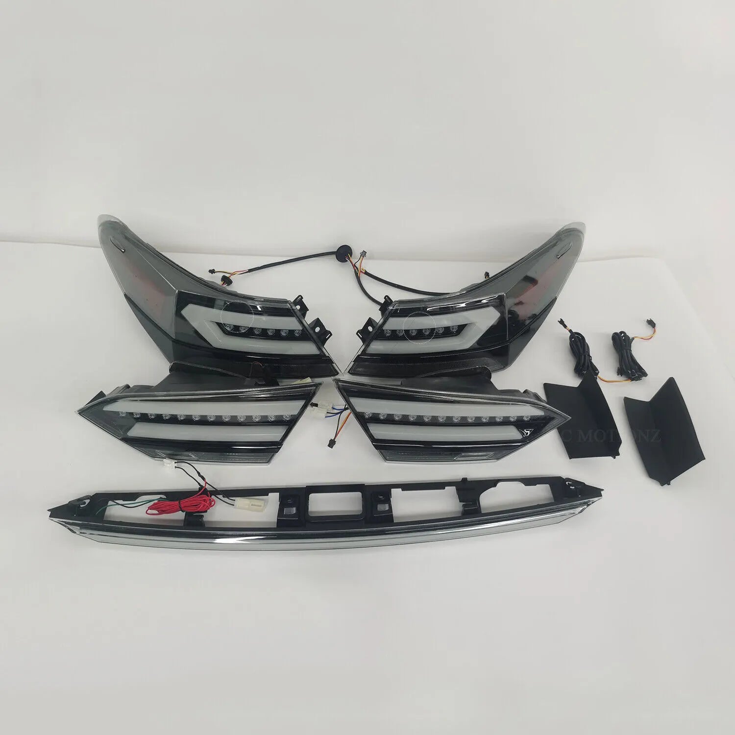 Smoked Clear LED Tail Lights w/ Trunk Lid Light - 2018-2024 Toyota Camry