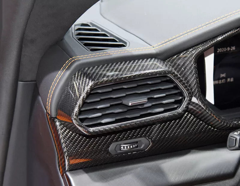 Dry Carbon Fiber AC Air Outlet Vent Cover - Lamborghini Urus