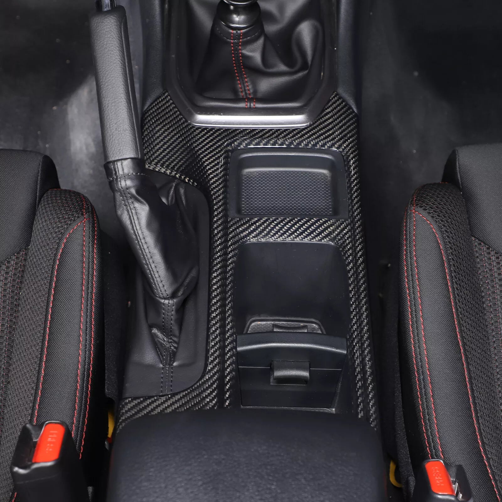 Carbon Fiber Console Gear Shift Panel - Subaru WRX STI VB S4 MT 2022 2024