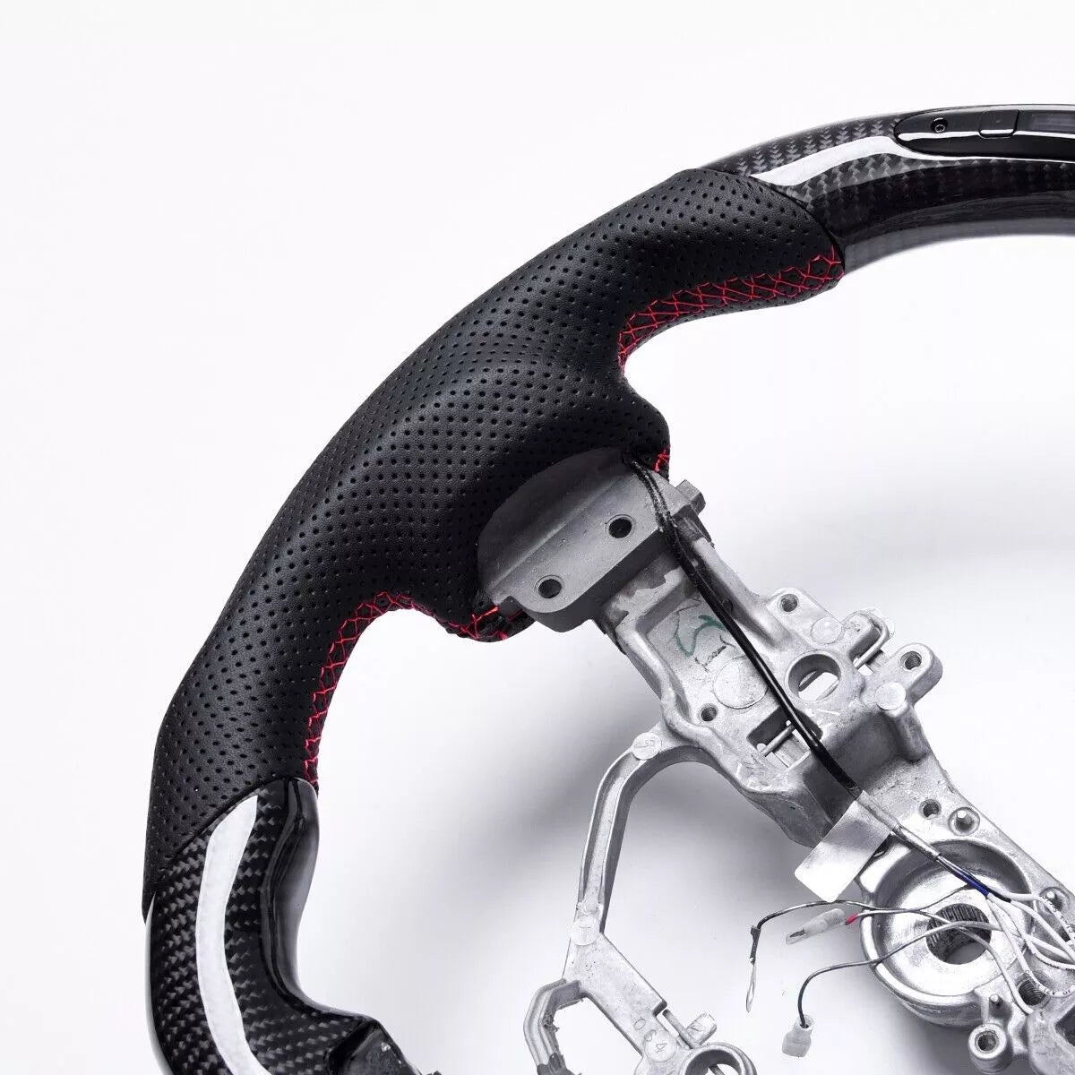 Carbon Fiber Steering Wheel W/ Heated &LED - Lexus IS GS CT NX RC F LX