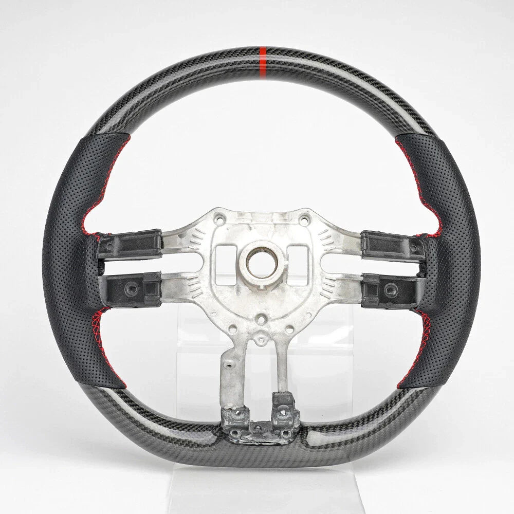 Carbon Fiber Steering Wheel Core w/ red accents -  Mercedes-Benz C63 S63 S65 GLA35 AMG 21-24