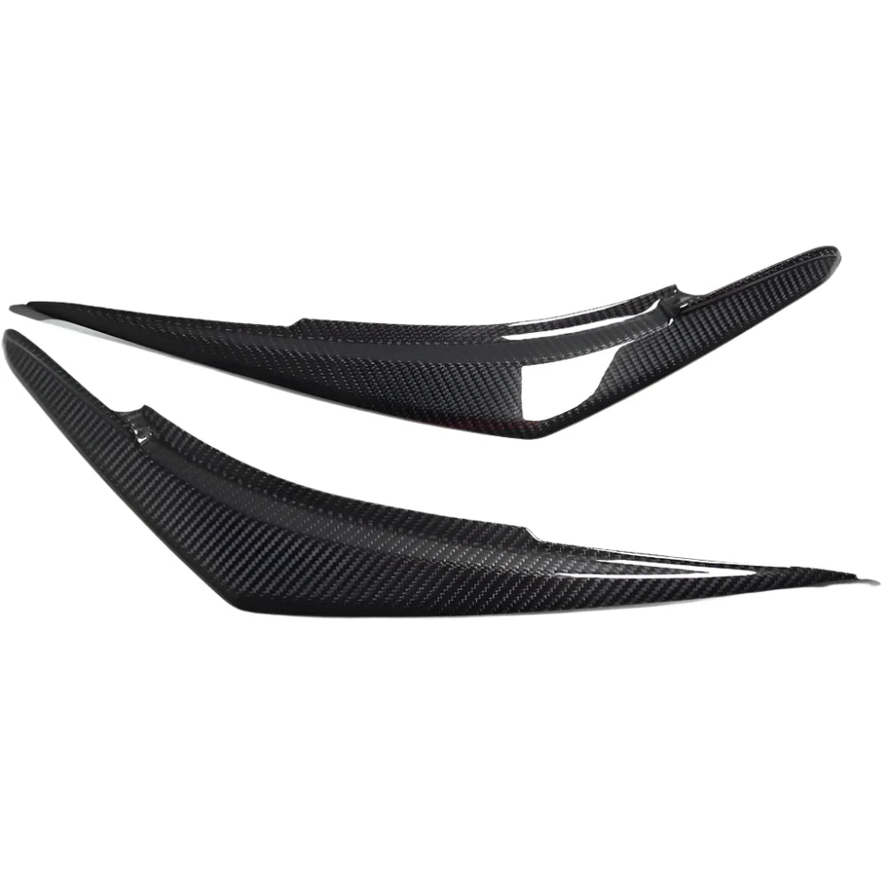 Carbon Front Headlight Eyebrow Cover Kit - Subaru WRX STI VB 2022-24