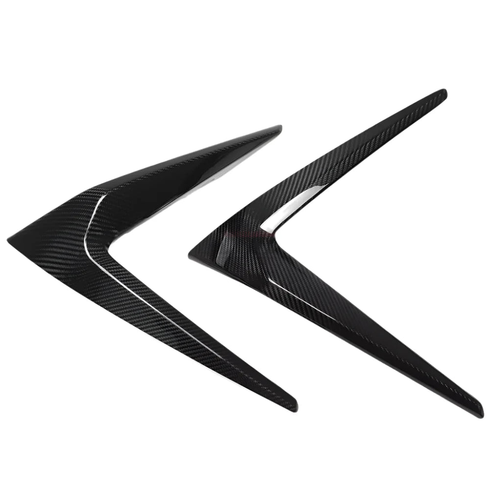 Carbon Fiber Fog Light Cover Lower Bumper Side Trim - Lexus IS 300 350 500 2021-2025