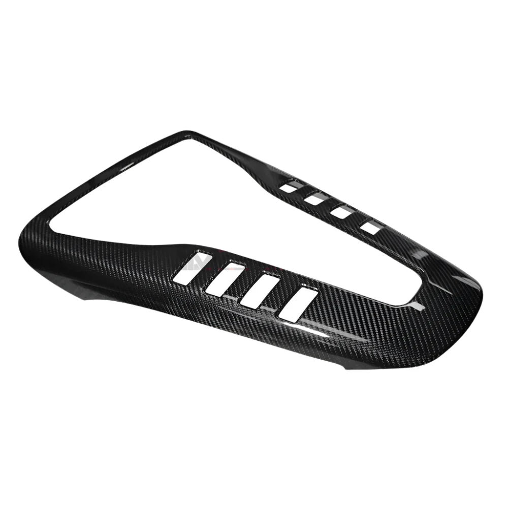 Carbon Fiber Center Console Panel Cover - Mercedes Benz AMG GT GTR GTS 2019-2023