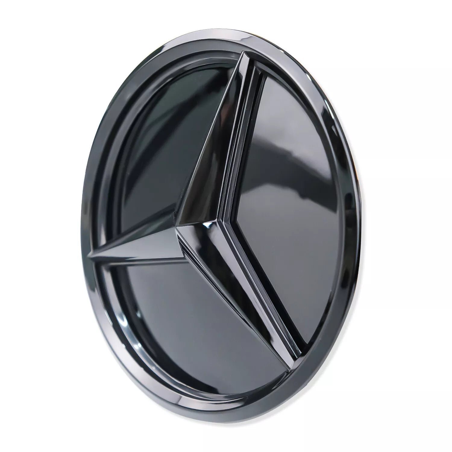 Mercedes Benz Full Black Emblem - Mercedes Benz W205 W212 C300, C43 AMG, E350, E550, E63 AMG